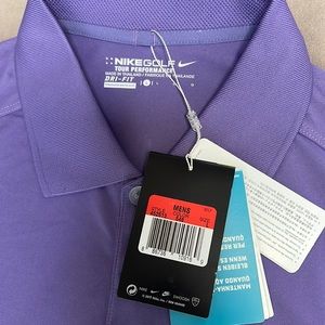 NIKE Dri-Fit mens short sleeve GOLF shirt